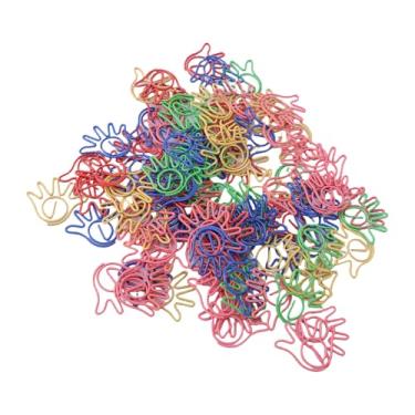 Imagem de Zerodis Grampos de Papel Em Formato de Palma, Clipes Bonitos Em Formato de Mão, Marcadores, Grampos de Memorando, Organizador de Arquivos, Clipes de Papel Com Caixa de Armazenamento para Documentos,