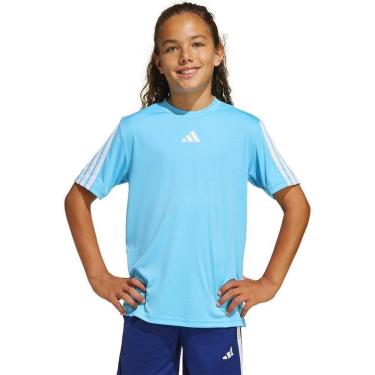 Imagem de Camiseta Adidas 3 Stripes Infantil Masculina-Masculino