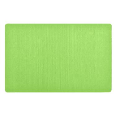 Imagem de GAIGEO Tapete de pátio externo verde de grama absorvente de água, tapete impermeável ao ar livre, capacho de entrada, tapetes externos 81 x 50 cm