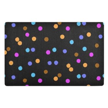 Imagem de GAIGEO Tapete de bolinhas ao ar livre, tapetes de entrada, tapete de porta da frente dentro, capacho externo 81 x 50 cm