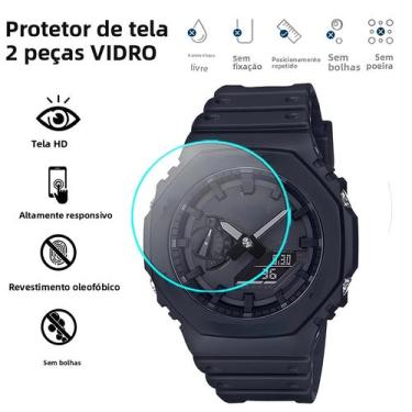 Imagem de Protetor De Tela De Vidro Temperado 9H Para Casio G Shock GA-2100 GA-2