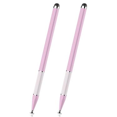 Imagem de Caneta Stylus (pacote com 2) para smartphones e tablets, caneta de tela sensível ao toque de ponta fina com rejeição de palma, caneta Stylus de alta precisão compatível com iPad/iPhone/para Procreate