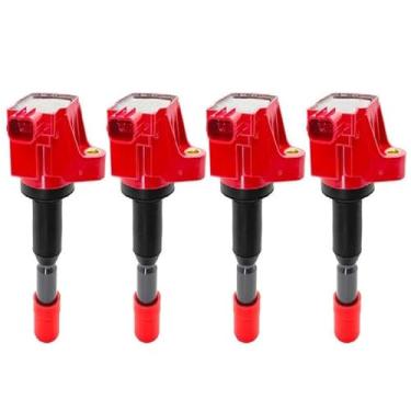 Imagem de Bobina de Ignição Automotiva para FIT 1.5L L4 2007 2008 6732308 673-2308 133934 5C1635 4 peças Bobinas de Ignição para Carro