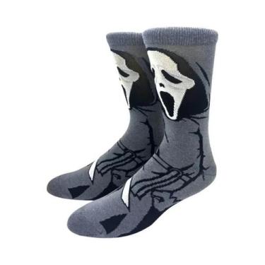 Imagem de Meias Longas Masculinas Com Personagens De Desenho Animado Confortávei