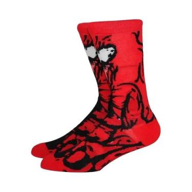 Imagem de Meias Longas Masculinas Com Personagens De Desenho Animado Confortávei