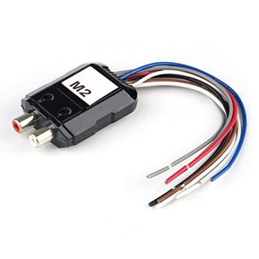 Imagem de Generic Conversor de áudio Alto e Baixo para Subwoofer Estéreo de Carro Adequado para Melhor Efeito de Som, Amplificador de Rádio CD DVD, Plástico Durável Vestível de Fácil Instalação