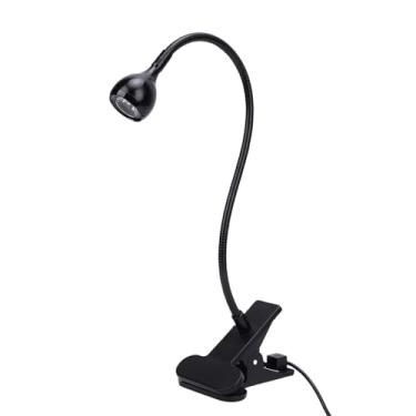 Imagem de Sunydog Luz de Cura de Gel para Unhas Alimentada por USB Com Tubo Pescoço Giratório 360°, Braçadeira Base Forte, Contas Luz Roxas, para Kit Manicure Doméstica, Material Liga Alumínio (3W)