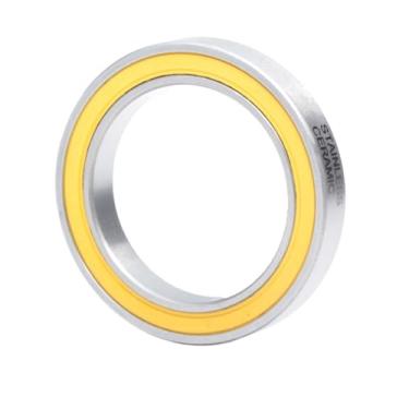 Imagem de XMGKMN Rolamento inoxidável 6806-2RS 30 * 42 * 7 mm (1 peça) ABEC-5 6806 RS Suporte de bicicleta BB30 inferior 30 42 7 rolamentos de esferas de cerâmica