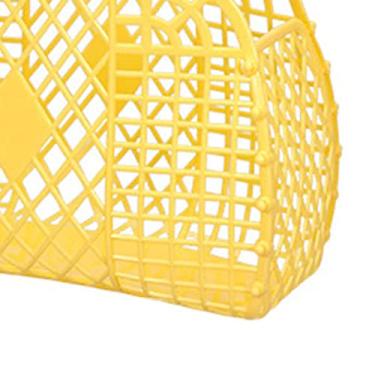 Imagem de Zerodis Cesto de Armazenamento Oco de Plástico Dobrável Plantadores Suspensos Organizador Dobrável Portátil Reutilizável para Praia, Escritório Doméstico, Compras, Brinquedos, Acessórios de Roupas,