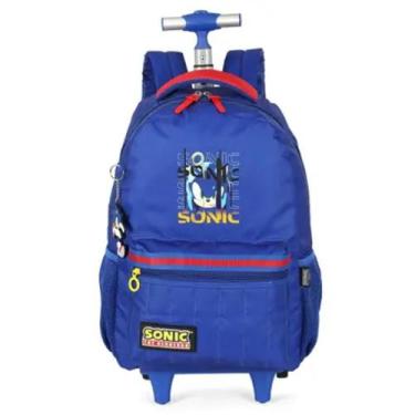 Imagem de Mochila com Rodinha Sonic Azul G MC49822SO0200UN - luxcel