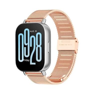 Imagem de Pulseira De Aço Inoxidável Milanesa De 22mm Para Redmi Watch 5 Active 
