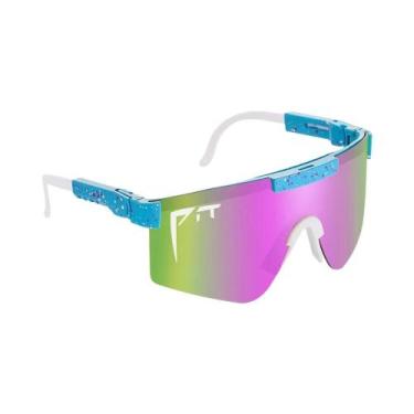 Imagem de Óculos De Sol Unissex UV400 Pit Viper Para Ciclismo, Caminhada, Beiseb