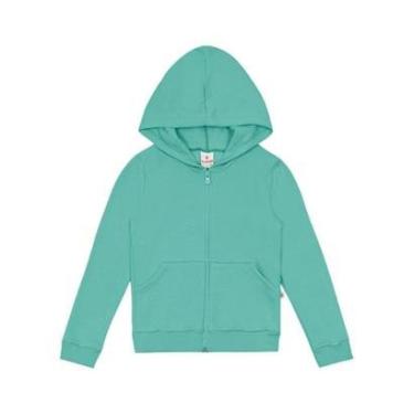 Imagem de Jaqueta básica infantil menina em moletom Brandili-Feminino