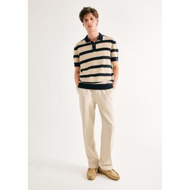 Imagem de Calça Masculina Reta Com Linho-Masculino