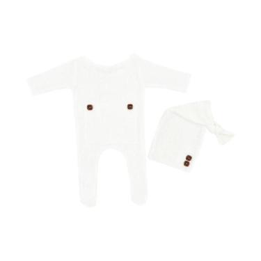 Imagem de Roupas Para Fotografia De Bebê Recém-Nascido, Macacão Para Sessão De E