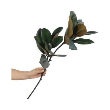 Imagem de Grande Árvore Artificial De Ficus De 82cm Com Folhas De Palmeira Falsa
