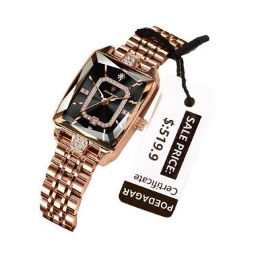 Imagem de Relógio De Pulso Feminino Luxuoso E Elegante À Prova d'Água POEDAGAR E