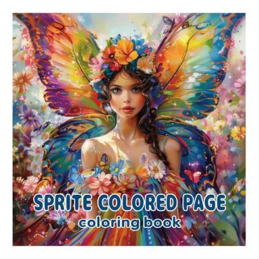 Imagem de Livro de colorir Butterfly Fairy Watercolor para adultos com 24P - tai