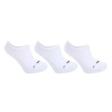 Imagem de Kit Meia Lupo Cano Invisível Sport Pacote 3 Pares 3270, Branco, P