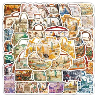 Imagem de Pacote de adesivos, bolsa de viagem, 50 unidades, City Landmark, imper