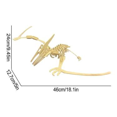 Imagem de Quebra-cabeça de esqueleto de dinossauro 3D tridimensional p - Gloome 