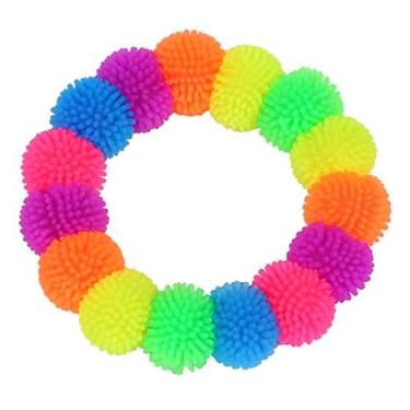 Imagem de Pulseira colorida Sensory Fidget Hair Band Anti-ansiedade Wr - Gloome 