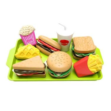 Imagem de Toy Food Toy for Play Conjunto de alimentos Brinquedo infantil Acessór