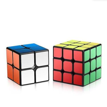 Imagem de Conjunto Speed Cube Magic Cube 2x2x2 3x3x3 para iniciantes/profissiona