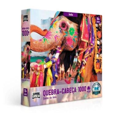 Imagem de Quebra-Cabeça Cores da Ásia, India 1000 Peças Toyster