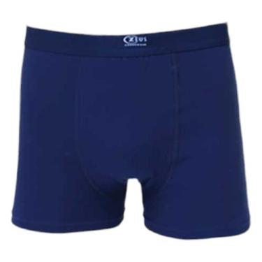 Imagem de Cueca Boxer Vik Masculina Em Cotton Elastano Zeus  Demillus, Marinho, 