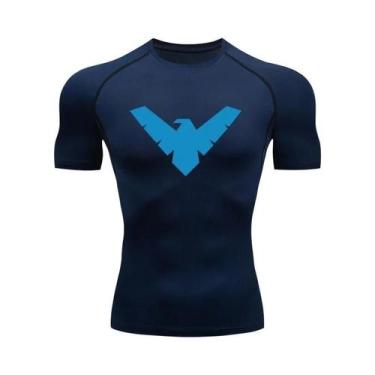 Imagem de Camiseta De Compressão Masculina De Secagem Rápida Para Corrida, Manga