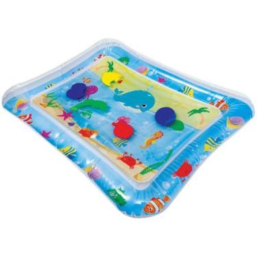 Imagem de Tapete de Água Bebê Sensorial Tummy Time Desenvolvimento Motor Diverti