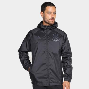 Imagem de Jaqueta Corta-Vento Flamengo Adidas C/ Capuz Masculina-Masculino