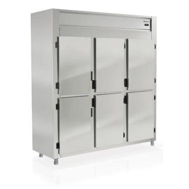 Imagem de Refrigerador Comercial 6 Portas Inox ZGREP-6P AI 220V Gelopar