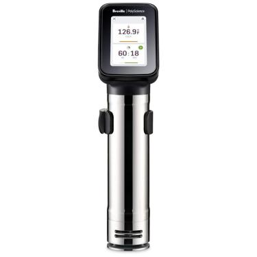 Imagem de Termocirculador Elétrico em Aço Inoxidável com Tela LCD, 1450W, 110v, BREVILLE POLYSCIENCE CSV700PSS1BUC1, Preto