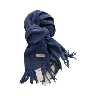 Imagem de Cachecol Feminino Longo De Caxemira Quente Para Inverno, 26 Cores, Xal