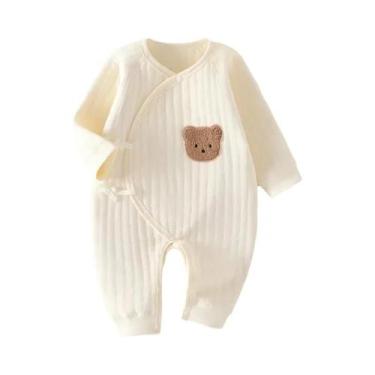 Imagem de Macacão De Manga Longa Para Bebês Meninas E Meninos, Roupa De Uma Peça
