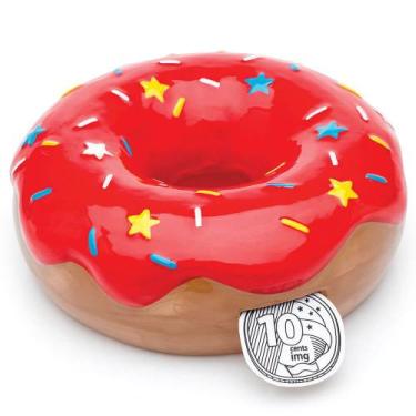 Imagem de Cofre Moedas Donut Presente Criativo Decorativo Rosquinha Ludi