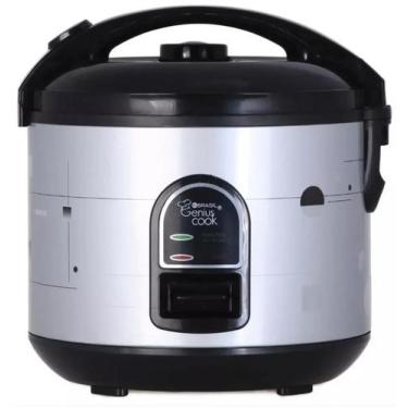 Imagem de Panela Eletrica de Arroz 5 Xicaras GeniusCook 400W Preta Inox 220V - C