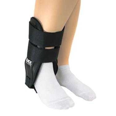 Imagem de Tornozeleira Softcast 602-40 Direita Único Preta - Salvapé - SALVAPE