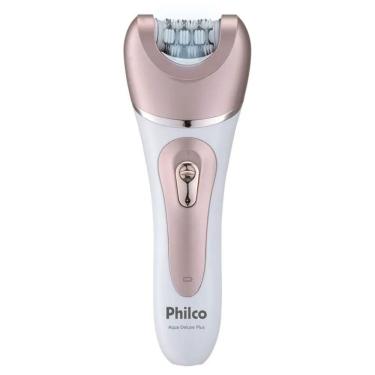 Imagem de Depilador Bivolt Aqua Deluxe Plus 4w para Corpo Rosto 36 Pinças 2 Velocidades Philco