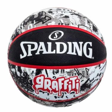 Imagem de Bola de Basquete Oficial Spalding Graffiti Outdoor, Preto