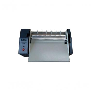 Imagem de Coladeira de Arquivos Sob Pressão C-400 Bivolt Aço Tratado Boca 40cm 60W 100 RPM MR Máquinas