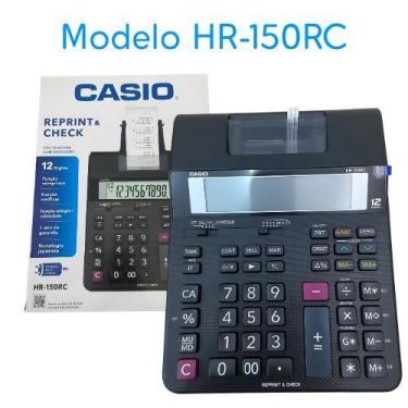 Imagem de Calculadora profissional com bobina impressão casio