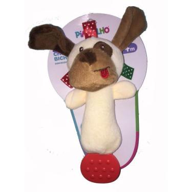 Imagem de Brinquedo Chocalho Com Mordedor Cachorro - Pimpolho