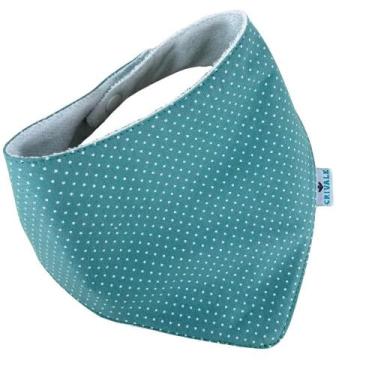 Imagem de Babador Bandana Slim - Poá Verde - 1 peça - CRIVALE