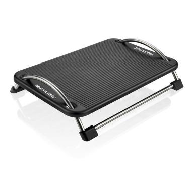 Imagem de Suporte Ergonômico para Pés Angulável AC059 com Ajuste de Altura e Inclinação Antiderrapante Multi