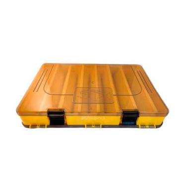 Imagem de Estojo Duplo Rochel Pesca Tampa Fluor Fumê, Amarelo