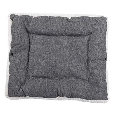 Imagem de Cama de cachorro para cães pequenos, colchão dobrável para animais de estimação de uso duplo e macio Camas para animais de estimação para todas as estações(Branco)