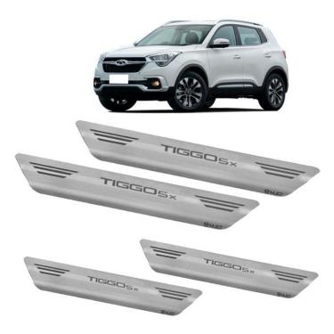 Imagem de Soleira Aço Inox Escovado Porta Mult Tiggo 5X 18/20